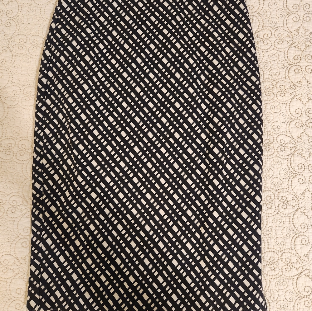 Express checkered pencil skirt. Size 4. Double side zipper.